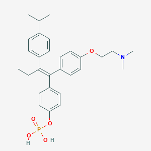 molecular formula C29H36NO5P B219829 Miproxifene phosphate CAS No. 115767-74-3