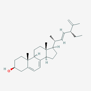 molecular formula C2H4.Cl3Pt.K.H2O B219909 Stigmasta-5,7,22,25-tetraene-3-ol CAS No. 119386-11-7