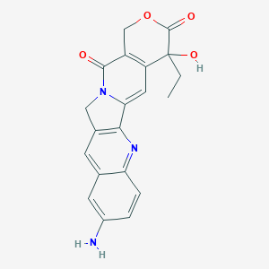 molecular formula C20H17N3O4 B021991 Camptothecin, 10-amino- CAS No. 104195-62-2