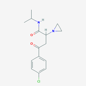 B021993 alpha-(2-(4-Chlorophenyl)-2-oxoethyl)-N-(1-methylethyl)-1-aziridineacetamide CAS No. 108260-28-2