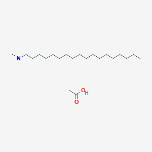 molecular formula C22H47NO2 B021994 乙酸二甲基(十八烷基)铵 CAS No. 19855-61-9