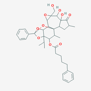 molecular formula C38H46O10 B219953 Octahydromezerein CAS No. 124392-15-0