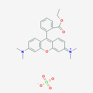 molecular formula C26H27ClN2O7 B219965 Tetramethylrhodamine ethyl ester perchlorate CAS No. 115532-52-0