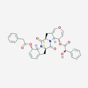 molecular formula C34H28N2O8S2 B220050 Emethallicin A CAS No. 125187-56-6