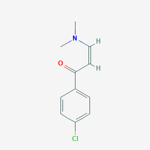 molecular formula C11H12ClNO B220111 (2Z)-1-(4-chlorophenyl)-3-(dimethylamino)prop-2-en-1-one 