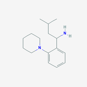 B022015 3-Methyl-1-(2-piperidino-phenyl)-1-butylamine CAS No. 108157-52-4