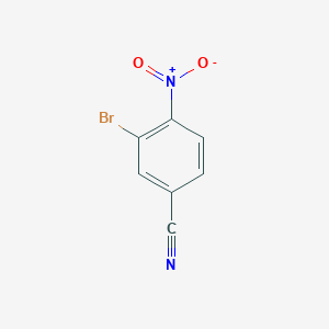 molecular formula C7H3BrN2O2 B022018 3-溴-4-硝基苯甲腈 CAS No. 102000-73-7
