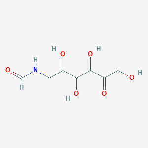 molecular formula C7H13NO6 B220188 N-(2,3,4,6-tetrahydroxy-5-oxohexyl)formamide CAS No. 115241-16-2