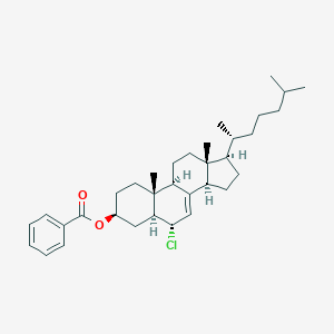 6-Chlorocholest-7-en-3-ol benzoate, (3beta,5alpha,6alpha)-
