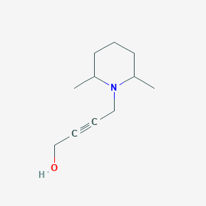 molecular formula C11H19NO B220233 4-(2,6-Dimethylpiperidin-1-yl)but-2-yn-1-ol 
