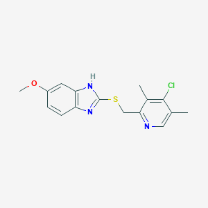 B022028 4-Desmethoxy-4-chloro Omeprazole Sulfide CAS No. 220757-74-4