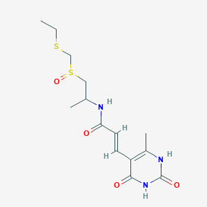 molecular formula C14H21N3O4S2 B220333 Ethyldeshydroxysparsomycin CAS No. 119410-38-7