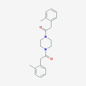 molecular formula C22H26N2O2 B220337 1,4-Bis[(2-methylphenyl)acetyl]piperazine 