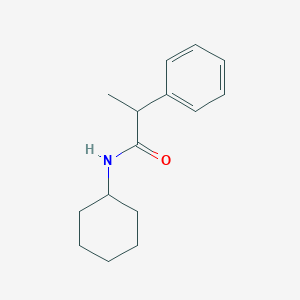 molecular formula C15H21NO B220352 N-Cyclohexyl-2-phenylpropionamide 