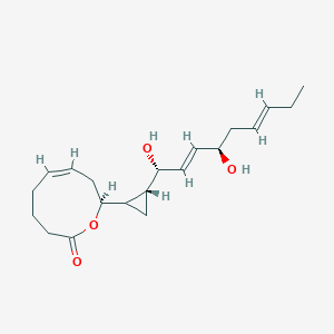 molecular formula C4H2Br2MgS B220416 Neohalicholactone CAS No. 124190-21-2