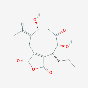 molecular formula C16H20O6 B220448 Cornexistin CAS No. 123068-35-9