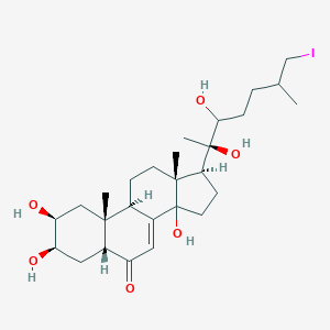 molecular formula C11H12N2O4 B220494 26-Iodoponasterone A CAS No. 114752-28-2