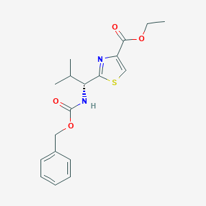 molecular formula C36H61NO29.H2O B220630 Valine thiazole CAS No. 117076-27-4