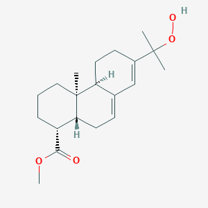 molecular formula C9H6N2O4 B220658 15-Hydroperoxyabietic acid CAS No. 113903-96-1