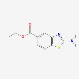 molecular formula C10H10N2O2S B022067 2-氨基-1,3-苯并噻唑-5-羧酸乙酯 CAS No. 103040-92-2
