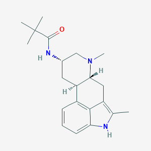 molecular formula C21H29N3O B220708 N-(2,6-Dimethylergoline-8-yl)-2,2-dimethylpropanamide CAS No. 120478-64-0