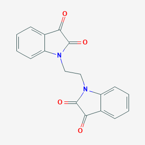 molecular formula C18H12N2O4 B220851 1-[2-(2,3-dioxo-2,3-dihydro-1H-indol-1-yl)ethyl]-2,3-dihydro-1H-indole-2,3-dione 