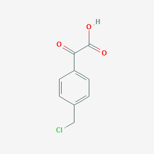 molecular formula C9H7ClO3 B220852 4-(Chloromethyl)benzoylformate CAS No. 114996-73-5