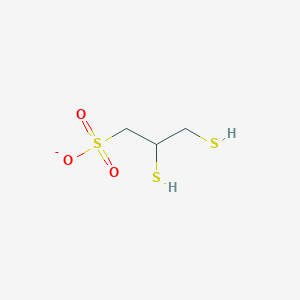 molecular formula C3H7O3S3- B220861 2,3-Disulfanyl-1-propanesulfonate 