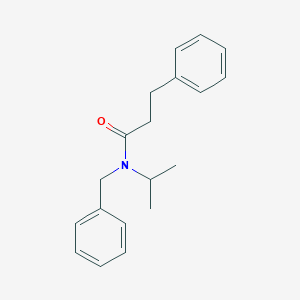 molecular formula C19H23NO B220874 N-benzyl-N-isopropyl-3-phenylpropanamide 