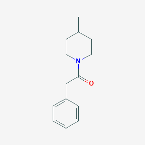 molecular formula C14H19NO B220881 1-(Phenylacetyl)-4-methylpiperidine 