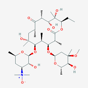 molecular formula C37H67NO14 B022093 Erythromycin, anhydro-, N-oxide CAS No. 992-65-4