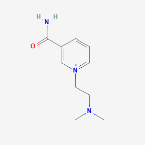 molecular formula C10H16N3O+ B220938 3-Carbamoyl-1-[2-(dimethylamino)ethyl]pyridinium 