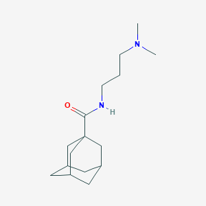 molecular formula C16H28N2O B220940 N-[3-(dimethylamino)propyl]adamantane-1-carboxamide 