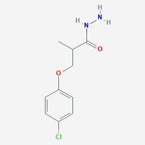 molecular formula C10H13ClN2O2 B220981 4-Chlorophenoxyisobutyric acid hydrazide CAS No. 118573-64-1