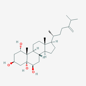 molecular formula C11H17NO2 B221044 24-亚甲基胆甾烷-1,3,5,6-四醇 CAS No. 124596-64-1