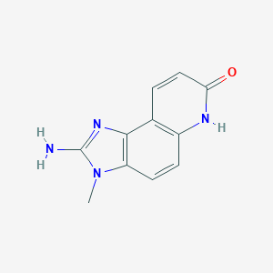 molecular formula C11H10N4O B022105 2-氨基-3,6-二氢-3-甲基-7H-咪唑并（4,5-f）喹啉-7-酮 CAS No. 108043-88-5