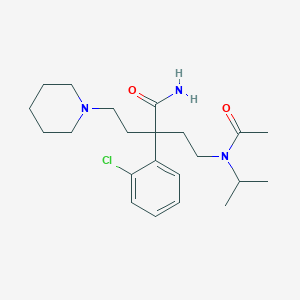 molecular formula C22H34ClN3O2 B221096 Bidisomide CAS No. 116078-65-0
