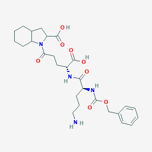 1-(N(2)-Benzyloxycarbonylornithyl-gamma-glutamyl)octahydro-1H-indole-2-carboxylic acid