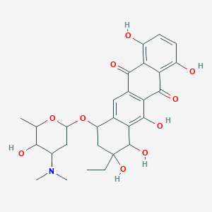 molecular formula C28H33NO10 B221154 全地霉素 A CAS No. 122397-46-0