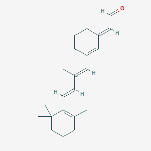 molecular formula C22H30O B022117 11,20-Ethanoretinal CAS No. 102586-39-0