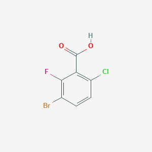 molecular formula C7H3BrClFO2 B221309 3-Bromo-6-chloro-2-fluorobenzoic acid CAS No. 702640-51-5