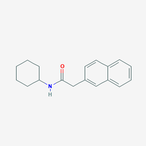 molecular formula C18H21NO B221345 N-cyclohexyl-2-naphthalen-2-yl-acetamide 