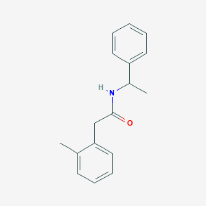 2-(2-methylphenyl)-N-(1-phenylethyl)acetamide