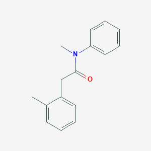 molecular formula C16H17NO B221365 N-methyl-2-(2-methylphenyl)-N-phenylacetamide 