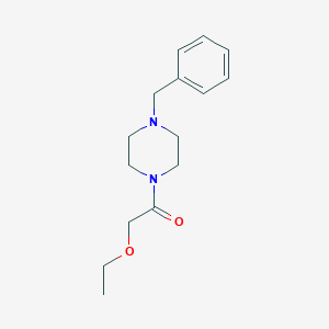 molecular formula C15H22N2O2 B221381 1-(4-Benzylpiperazin-1-yl)-2-ethoxyethanone 
