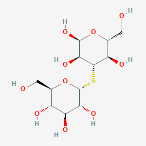 molecular formula C11H22N2O2 B221488 3-S-Glucopyranosyl-3-thioglucose CAS No. 159495-64-4