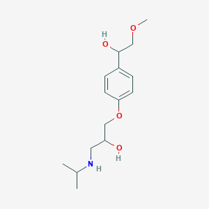 molecular formula C15H25NO4 B022152 α-羟基美托洛尔 CAS No. 56392-16-6