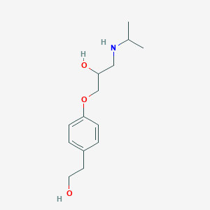 molecular formula C14H23NO3 B022154 O-Demethylmetoprolol CAS No. 62572-94-5