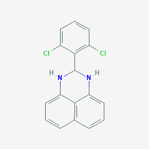 molecular formula C17H12Cl2N2 B221665 2-(2,6-dichlorophenyl)-2,3-dihydro-1H-perimidine 