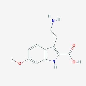 3-(2-aminoethyl)-6-methoxy-1H-indole-2-carboxylic acid